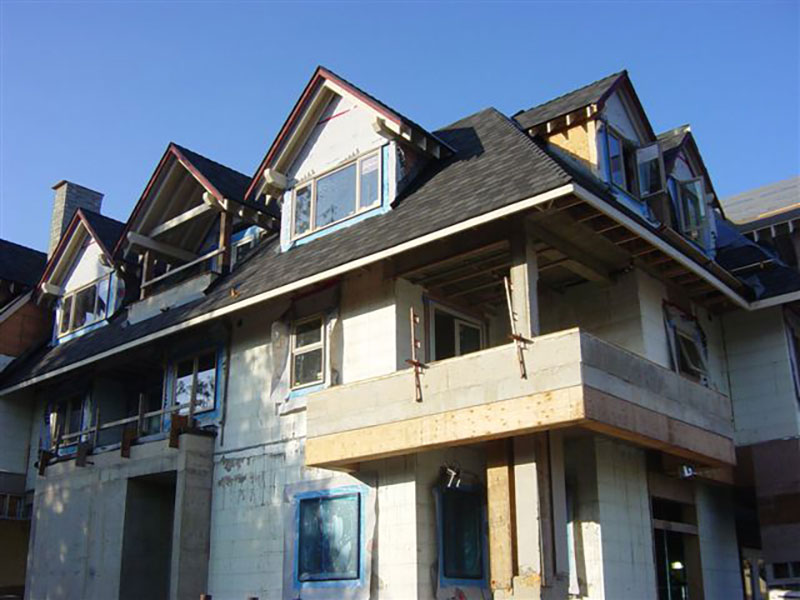 Quad-Lock & Quad-Deck ICF Condominium and Retail development in Qualicum, BC - Green Harbor Building Systems GA