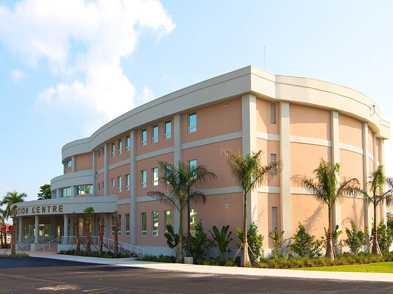 Award Winning Quad-Lock Insulated Concrete Forms Library and Hurricane Resistant Community Shelter in Bahamas - Green Harbor Building Systems GA