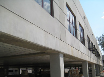 High School Rebuilt after Hurricane Katrina in LA - Quad-Deck concrete floor completed