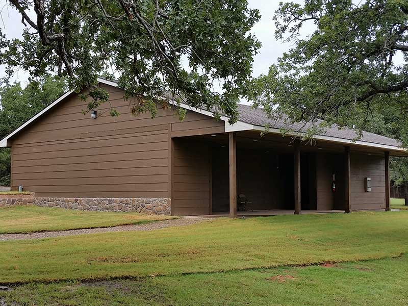 Finished Quad-Lock & Quad-Deck ICF & Concrete Safe Room for Girl Scouts at Camp Ekowah in Oklahoma - Green Harbor Building Systems GA